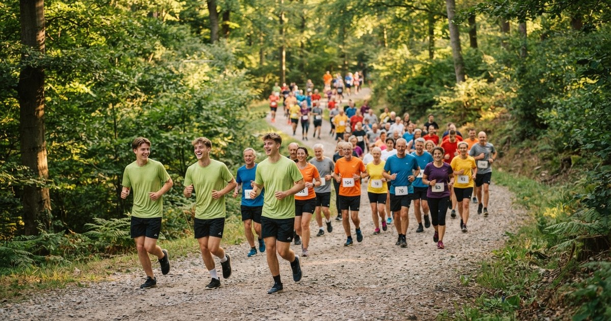 AOK Firmenlauf Stuttgart 2027: Waldstrecke auf der Waldau