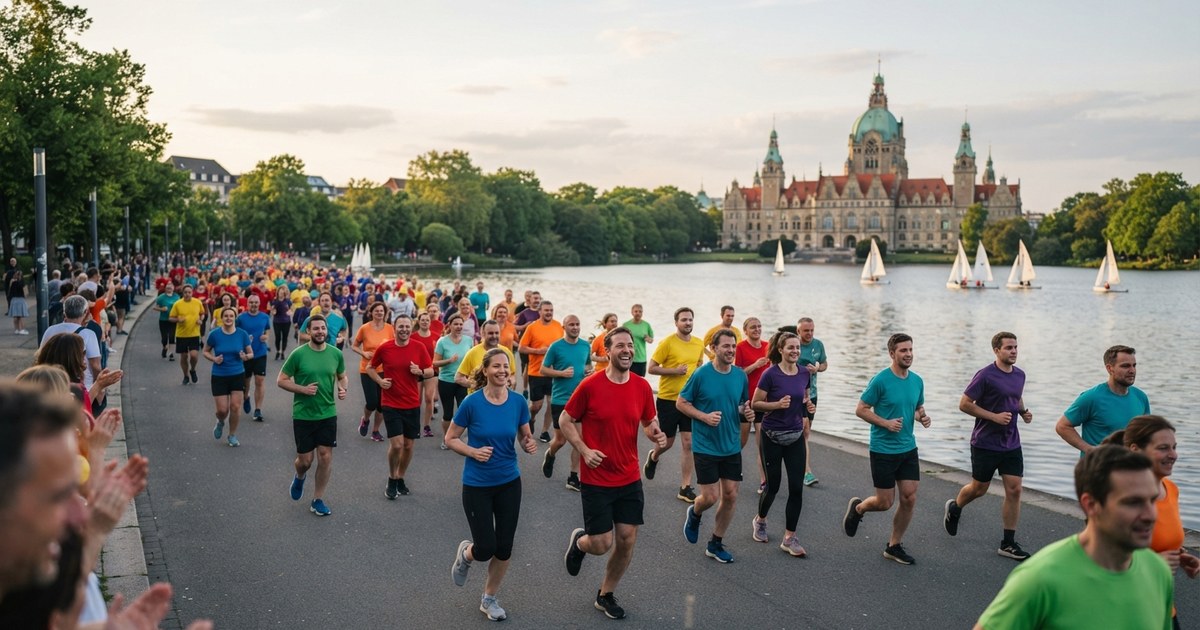 B2Run Hannover 2027: 6,5 km um den Maschsee ins Stadion