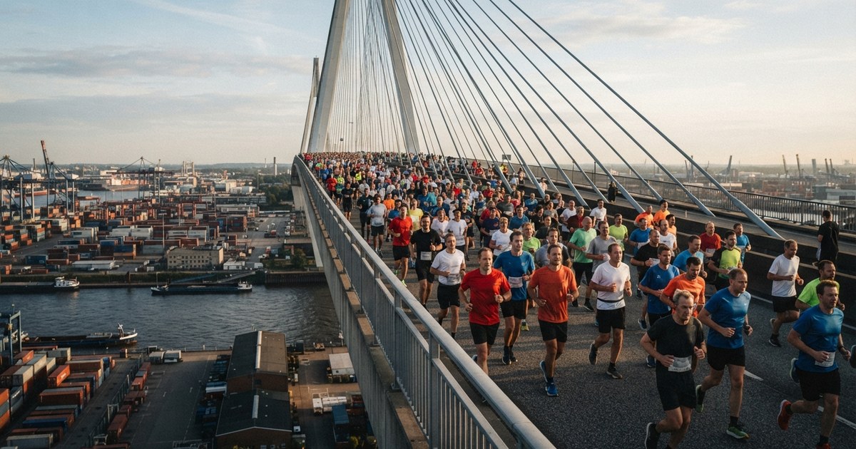 Köhlbrand Bridge Run 2027: getting a place, course, bridge