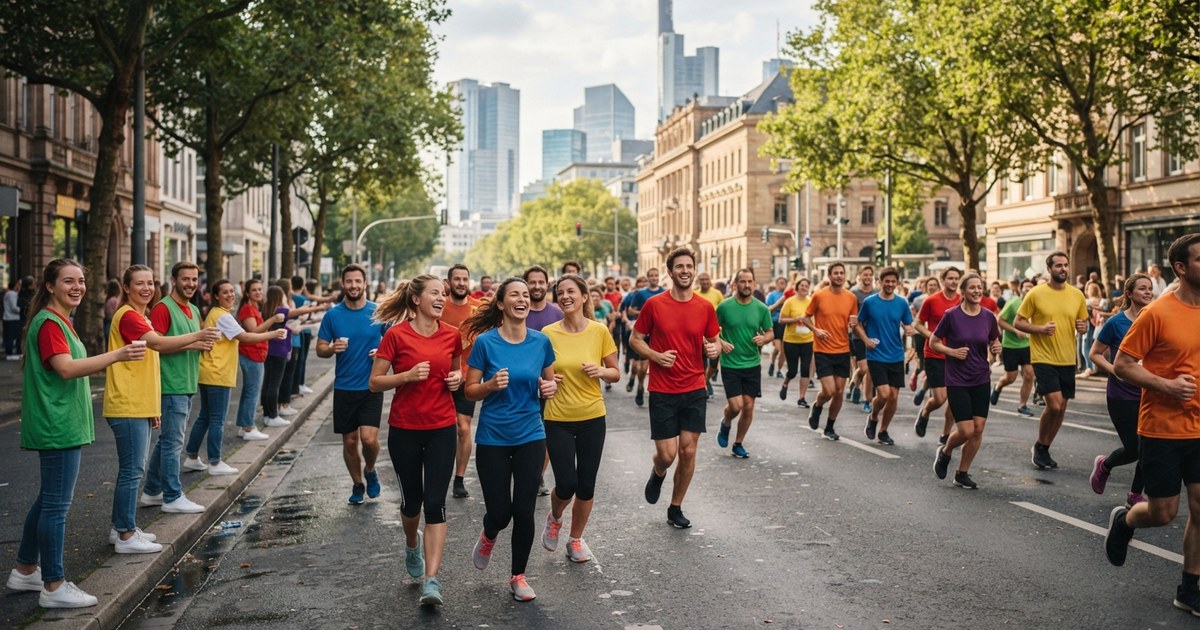Lauf für mehr Zeit Frankfurt: Benefizlauf am Opernplatz