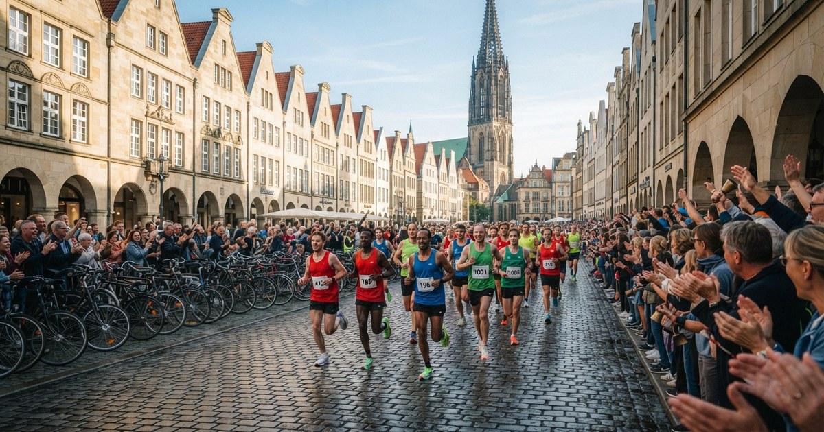 Münster Marathon 2027: Termin, Anmeldung, Staffel und Strecke