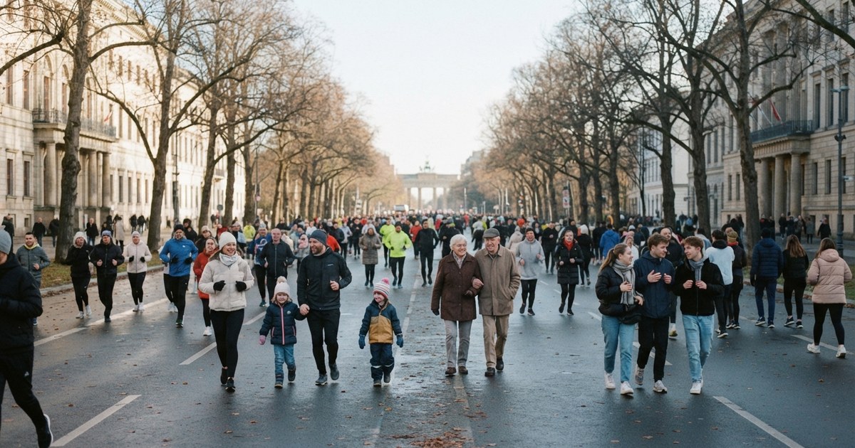 Berliner Neujahrslauf 2027: 4 km ab Brandenburger Tor