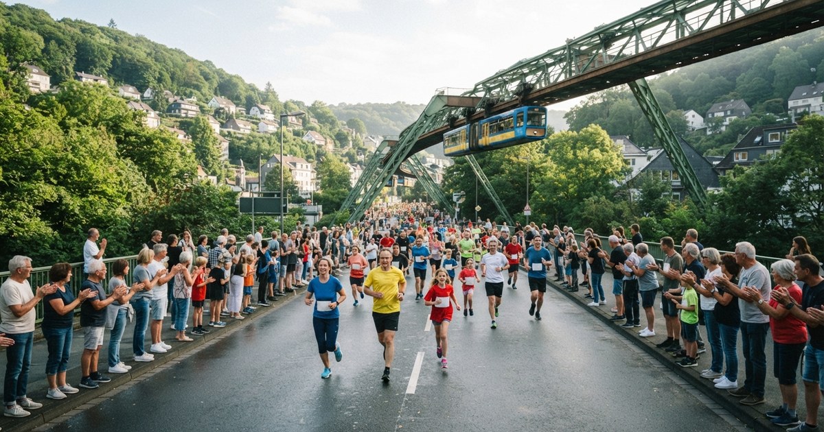 Schwebebahn-Lauf Wuppertal 2027: half marathon, 10 and 5 km on the B7