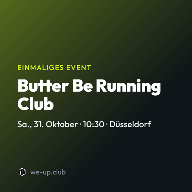 Butter Be Running Club