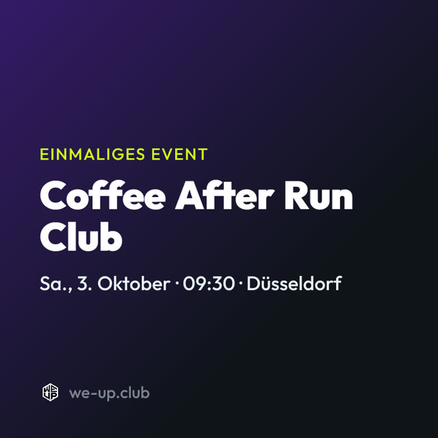 Coffee After Run Club
