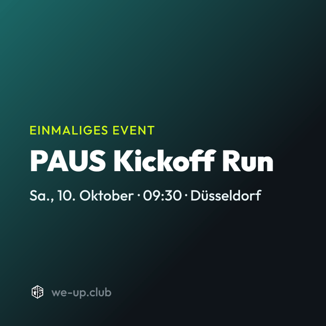 PAUS Kickoff Run