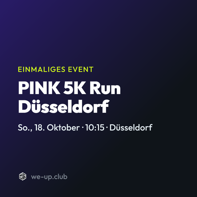 PINK 5K Run Düsseldorf