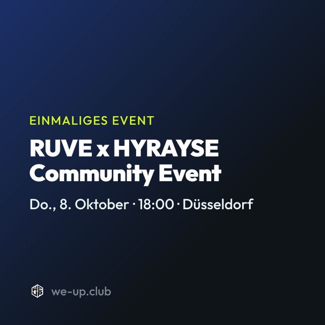 RUVE x HYRAYSE Community Event
