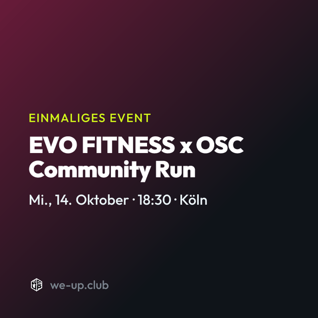 EVO FITNESS x OSC Community Run