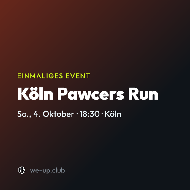 Köln Pawcers Run