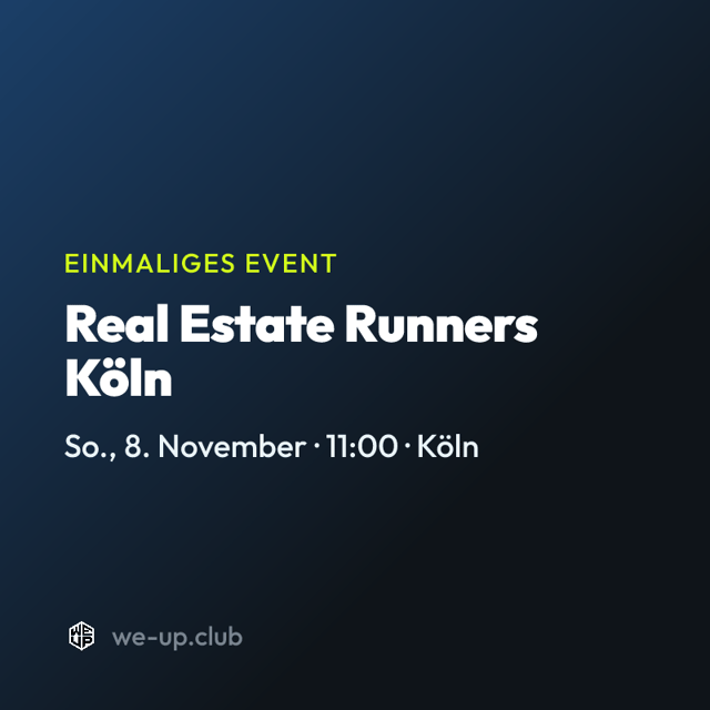 Real Estate Runners Köln