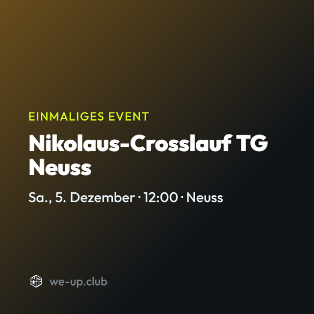 Nikolaus-Crosslauf TG Neuss