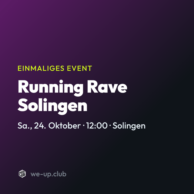 Running Rave Solingen