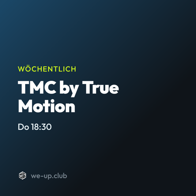 TMC by True Motion · Wöchentlicher Run am Donnerstag
